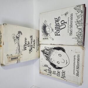 Shel Silverstein Poetry Collection - Where the Sidewalk Ends, A Light in the Att